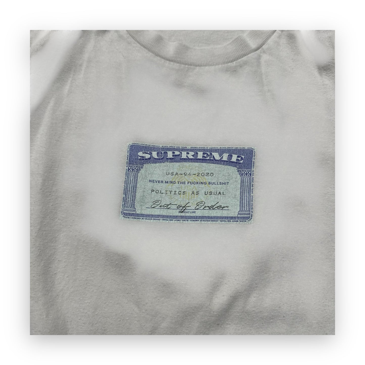 Tee Supreme Social White SS20 (M)