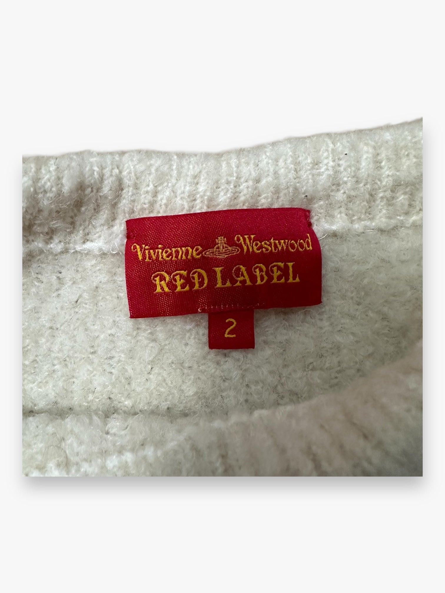 Vivienne Westwood Red Label Sweater Knit Grey Cream