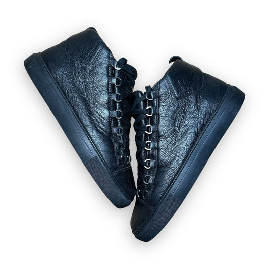 EU41 - US8 - UK7 • Balanciaga Arena High Leather Black