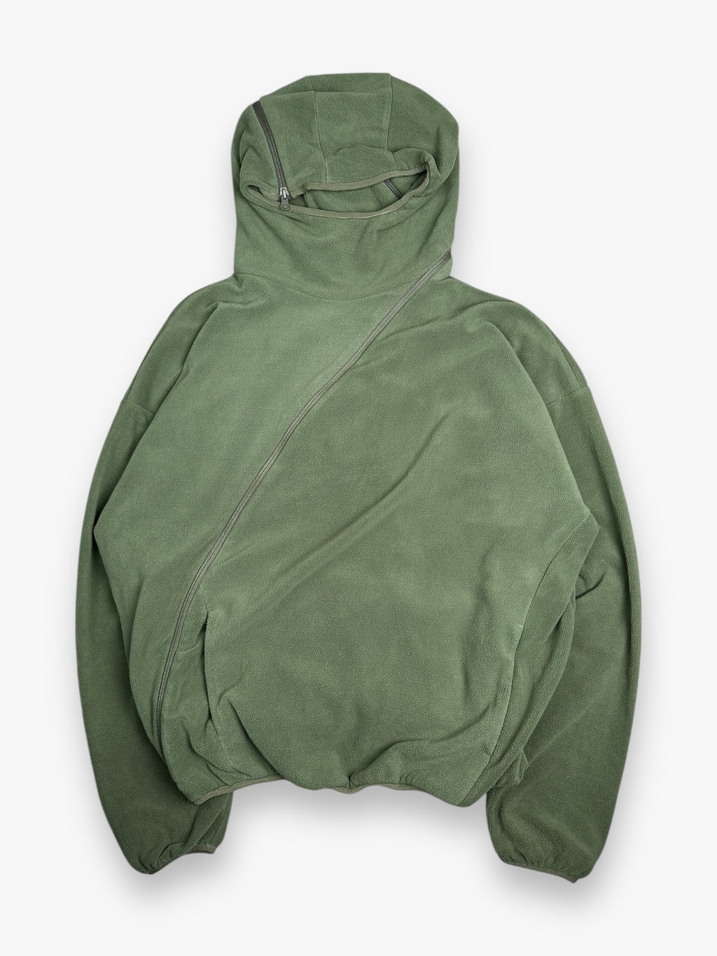 Post Archive Faction Fleece Hoodie 4.0+ Center Olive Green