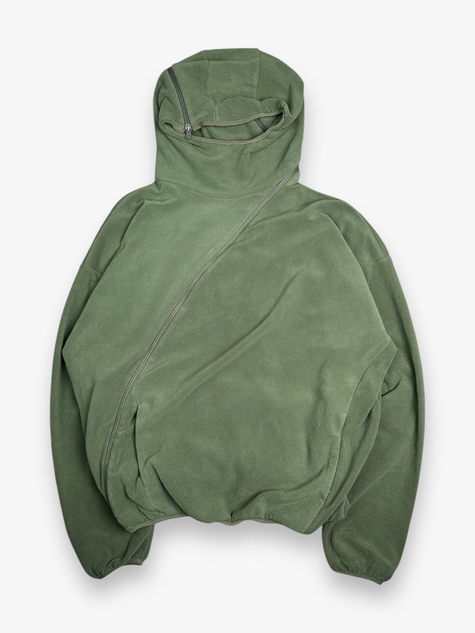 Post Archive Faction Fleece Hoodie 4.0+ Center Olive Green