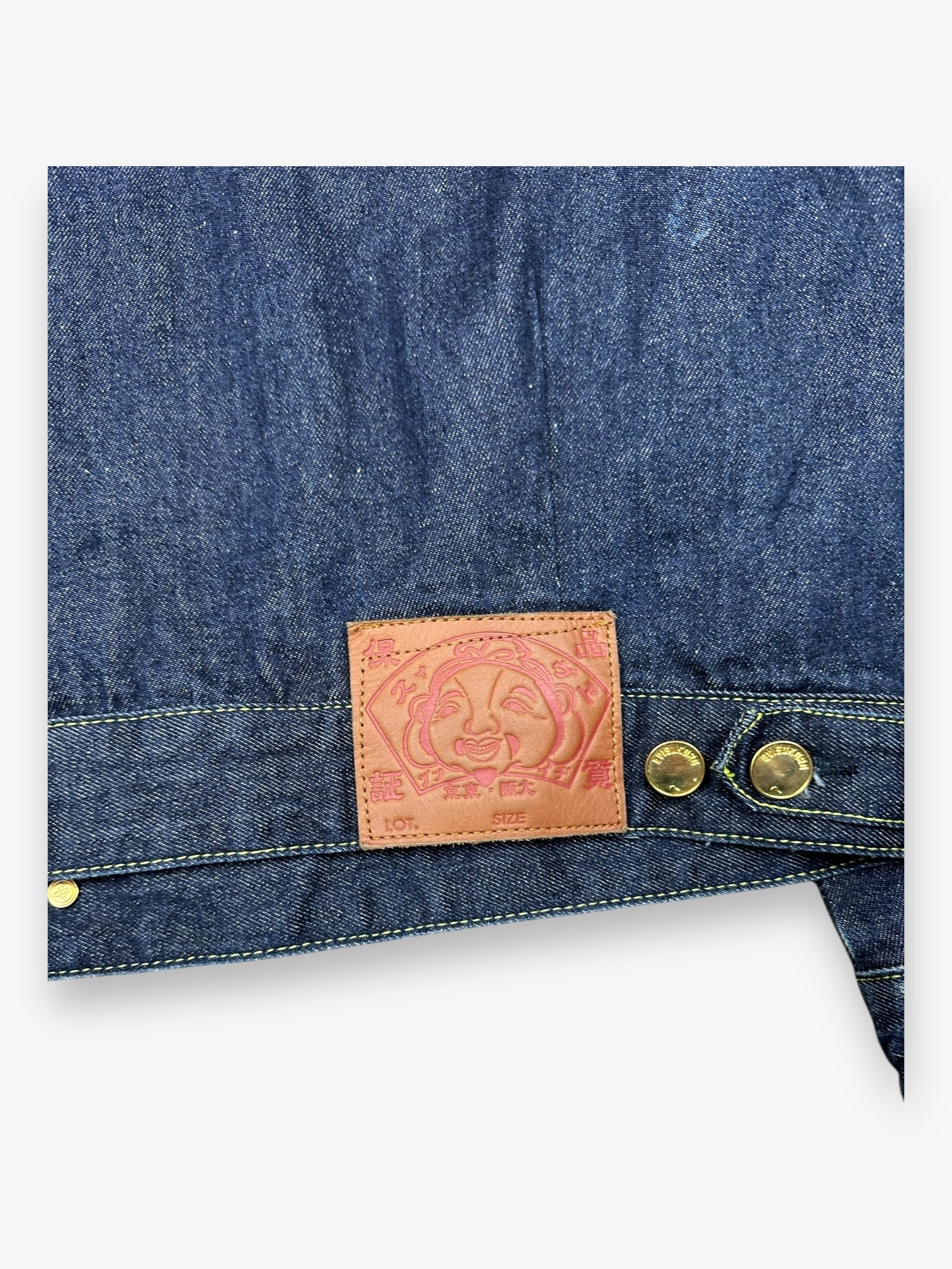Evisu Denim Jacket Heritage Yellow