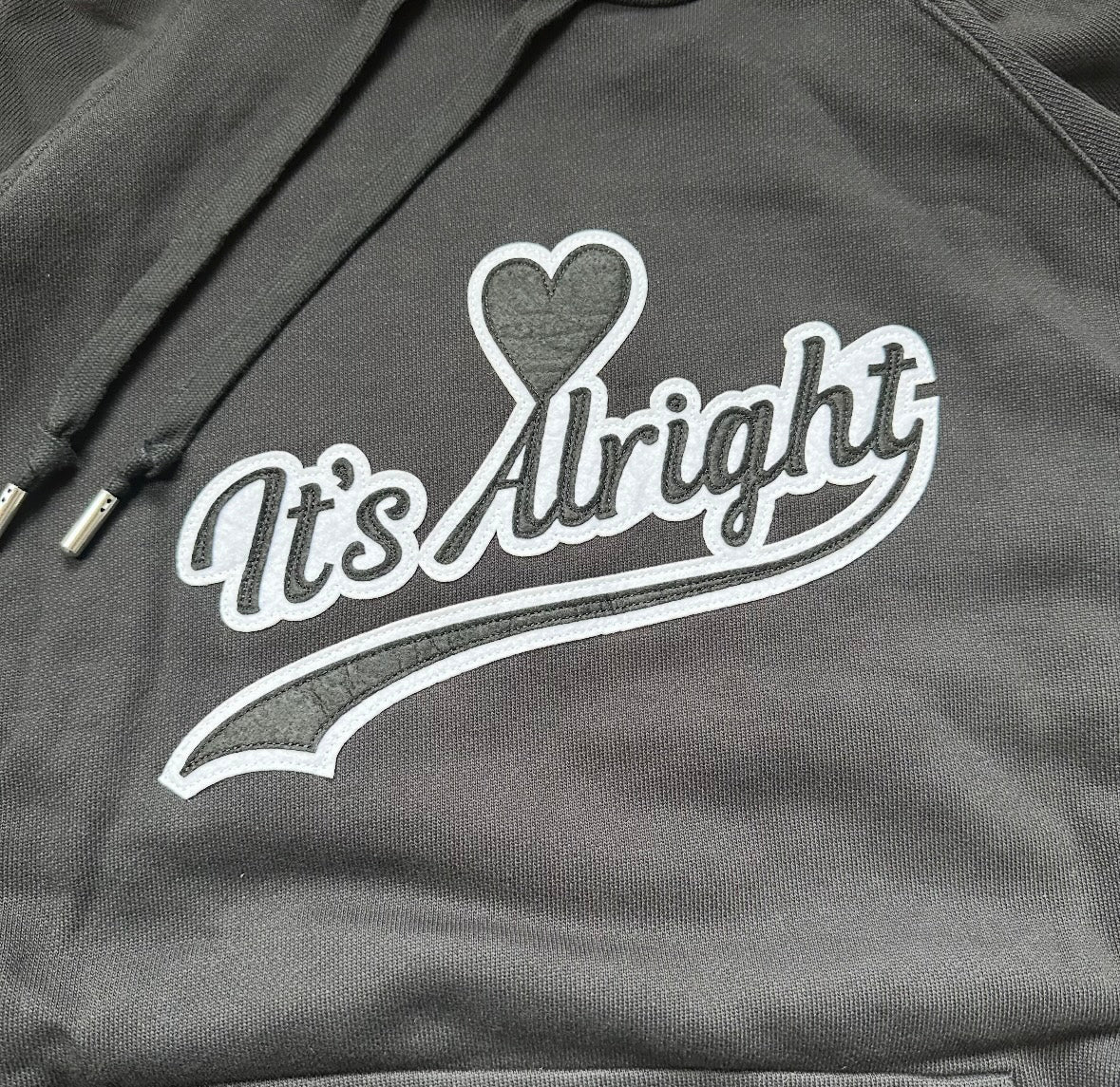 Sweatshirt Hoodie Ami Paris “It's Alright” Black