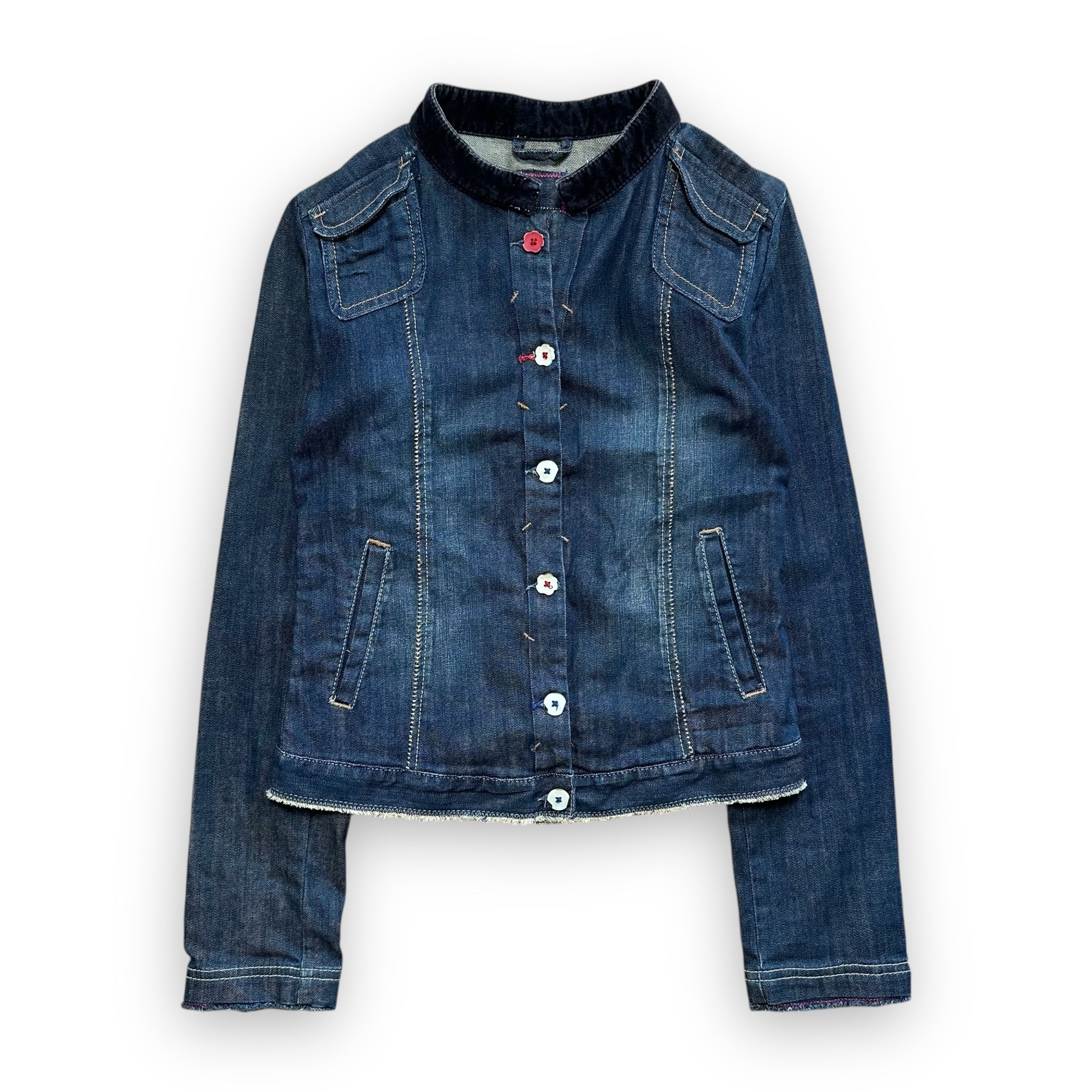 Jacket Marithe + Francois Girbaud Denim Flower