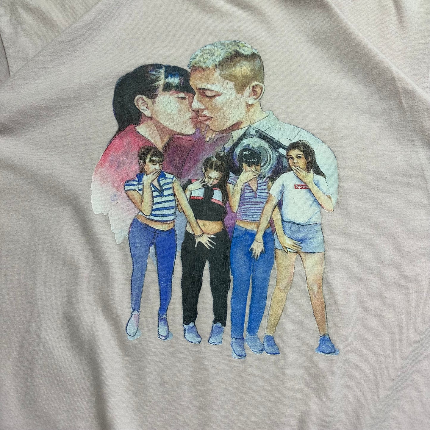 Tee Supreme Kiss Pink FW17 (M)