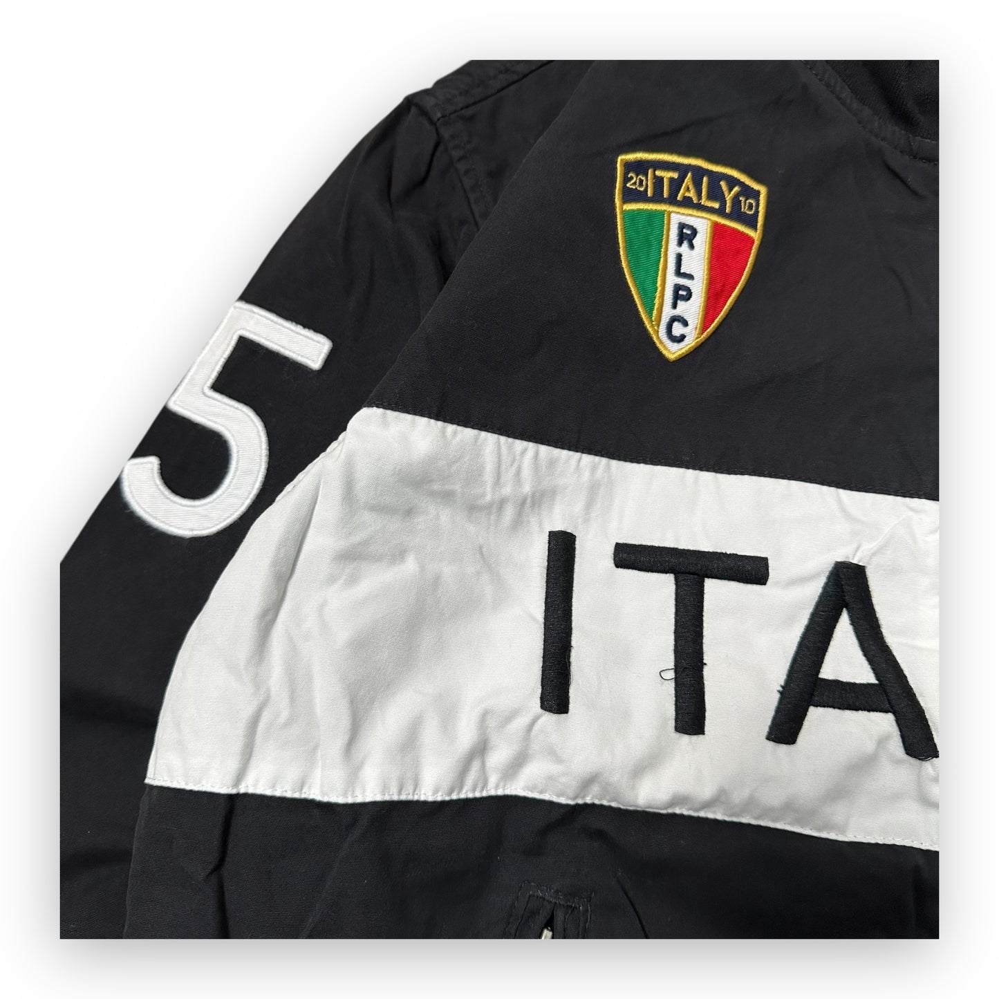 Jacket Ralph Lauren Flag Italia Black vintage (M)