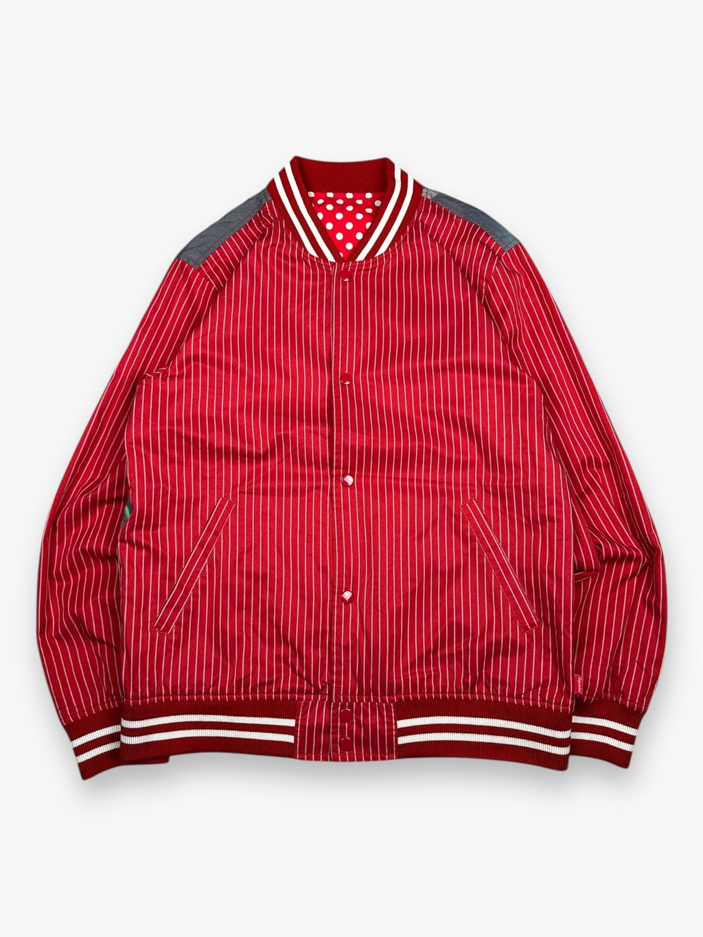 Supreme Comme des Garcons SHIRT Reversible Bomber Jacket Harold Hunter Red SS14