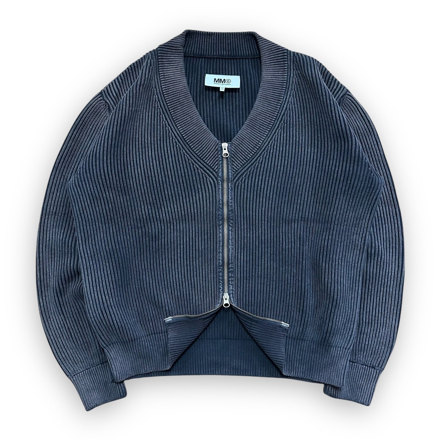 Cardigan Maison Margiela MM6 Zip Dark Grey (S)