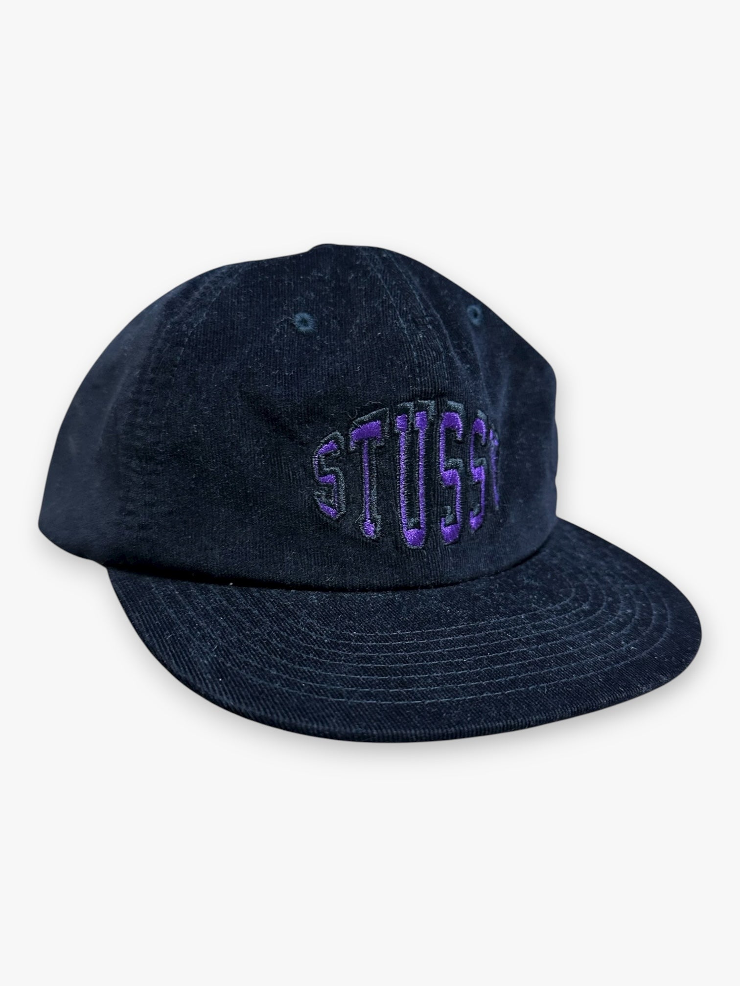 Cap Stussy Corduroy Black Purple