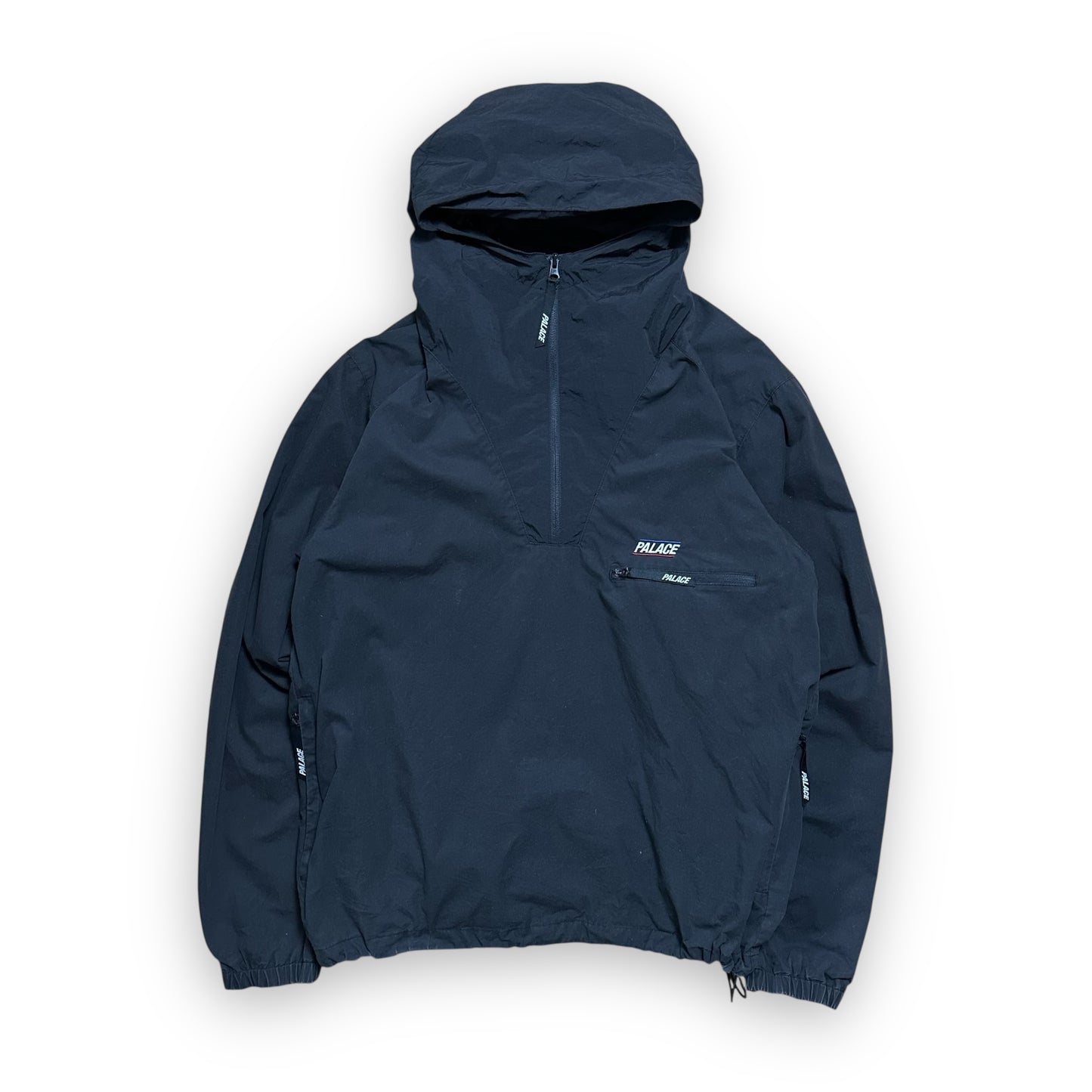 Jacket Palace Windbreaker Outer Shell Smock Black (L)