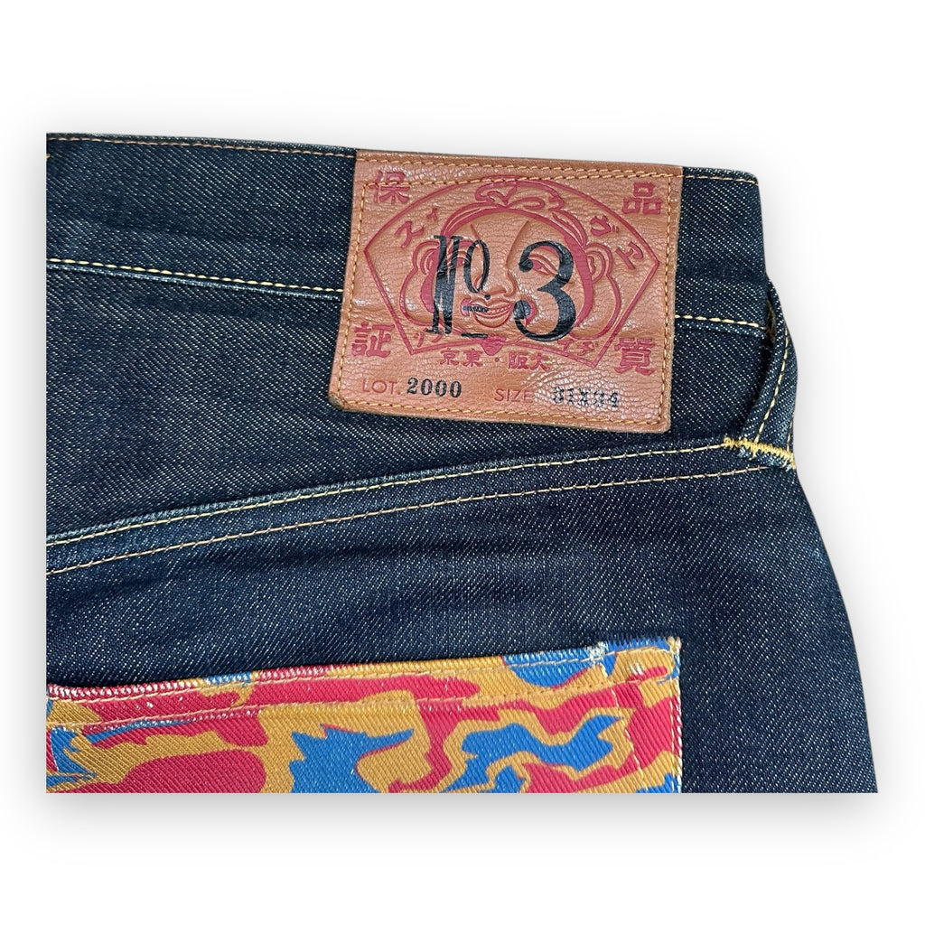 Jeans Evisu Daicock Lot 2000 Multicolor