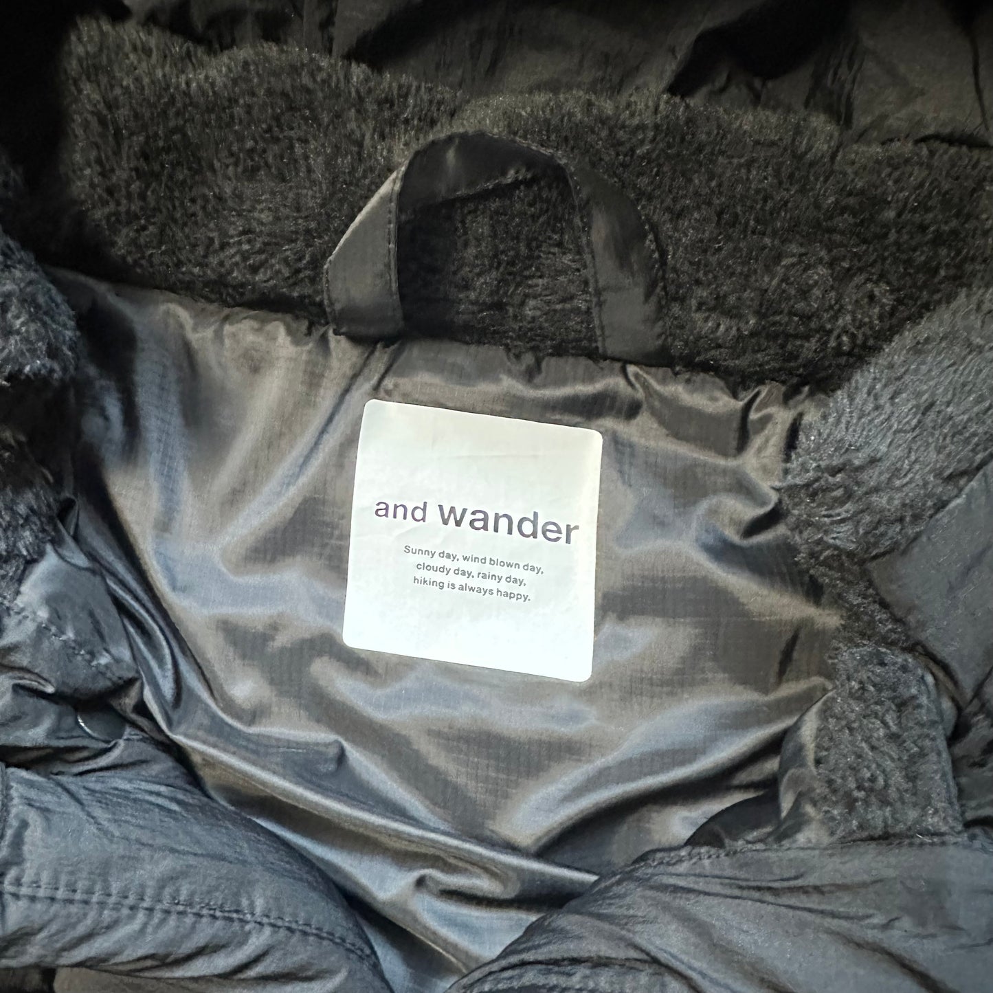 Puffer Jacket And Wander Primaloft Ripstop Black Grey (M)