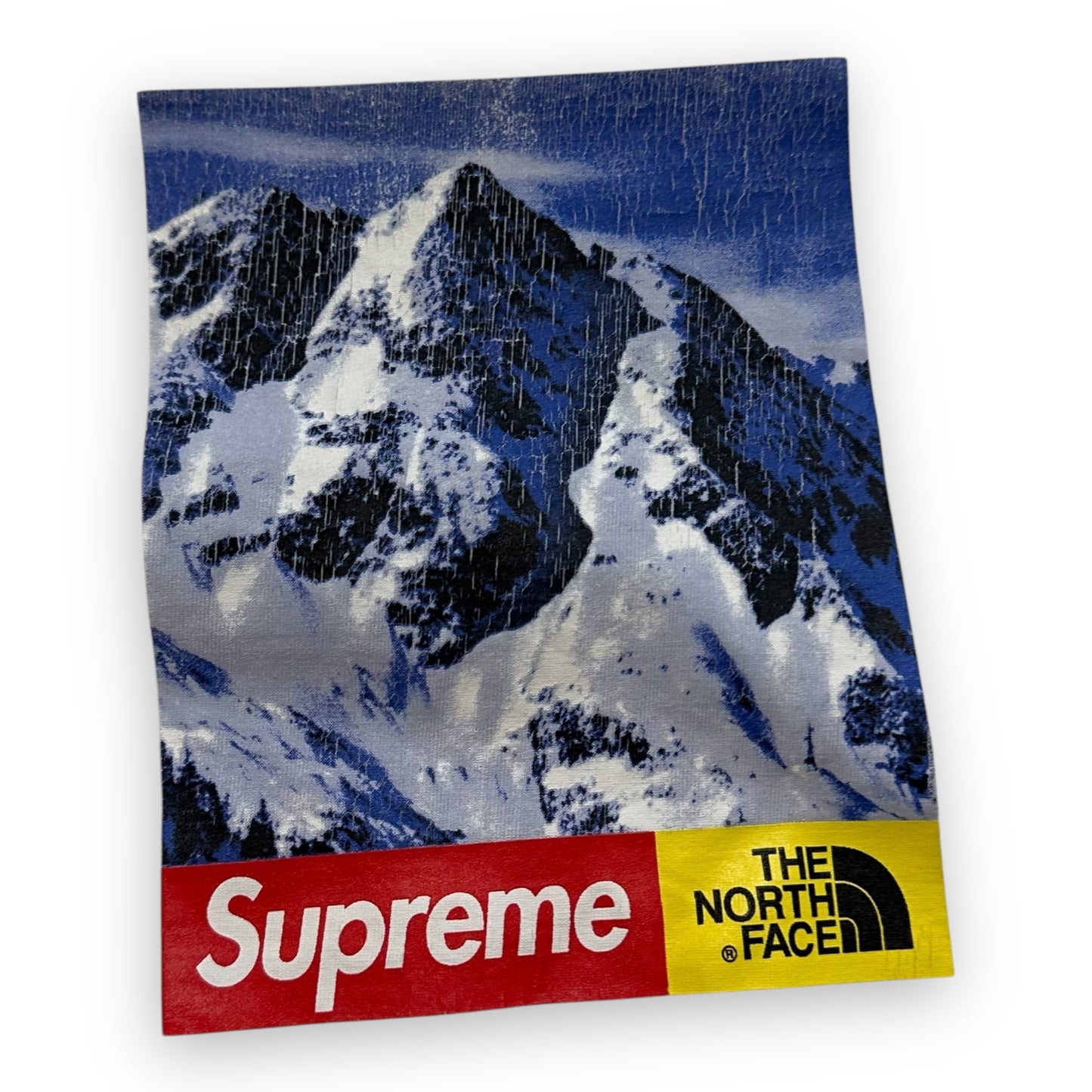 Tee Supreme x The North Face Mountain White FW17 (M)