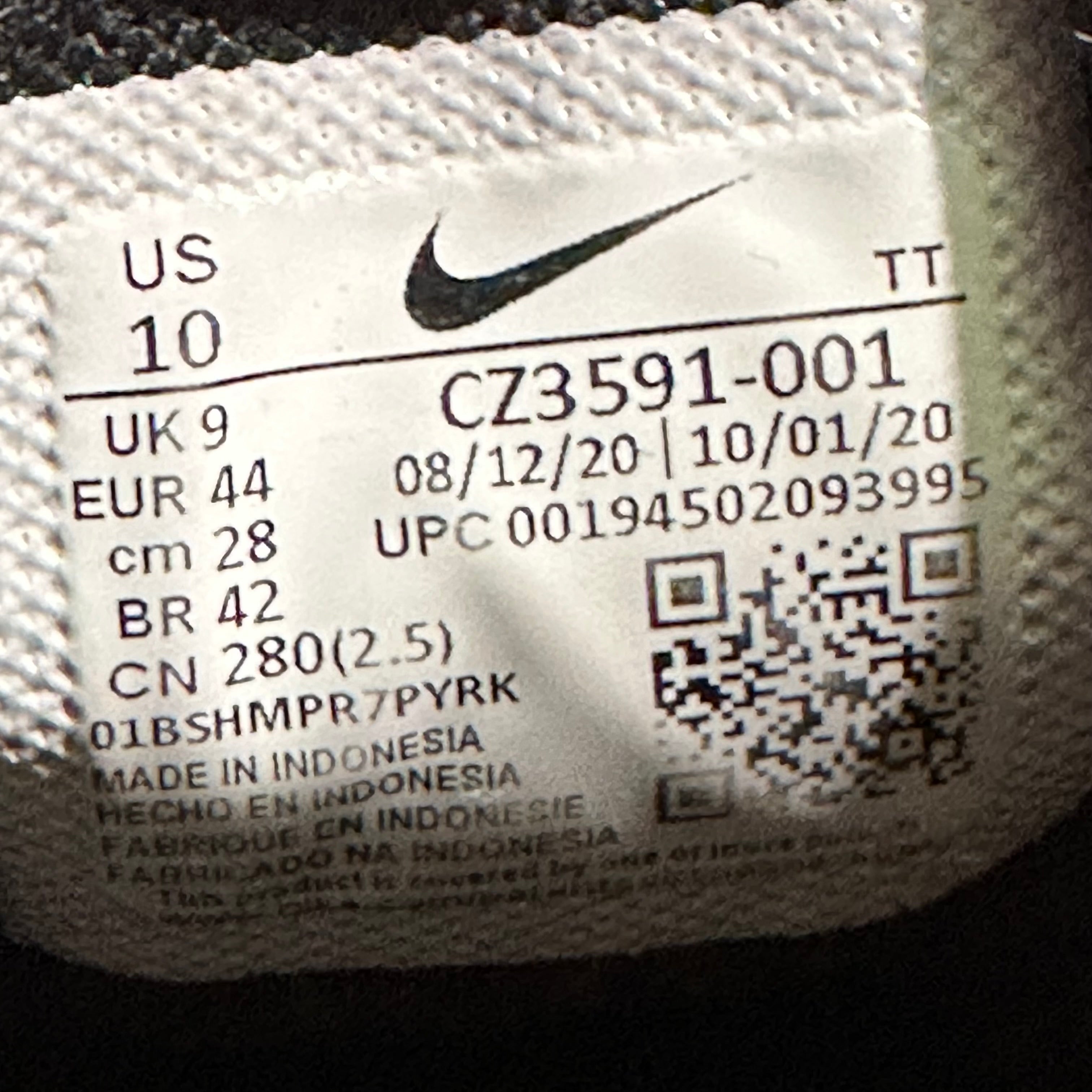 Air Max 95 NDSTRKT Black Reflective