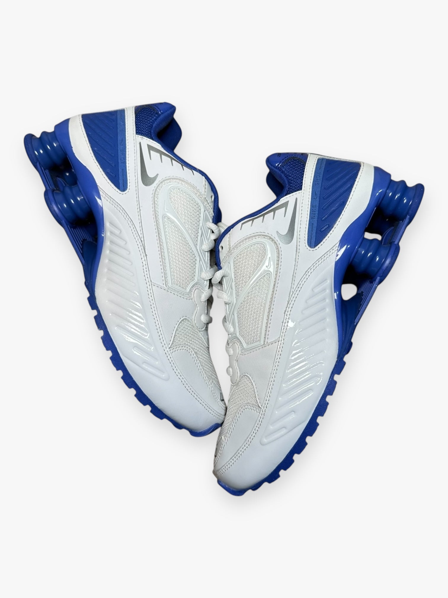 Shox Enigma SAMPLE Unreleased White Electric Blue