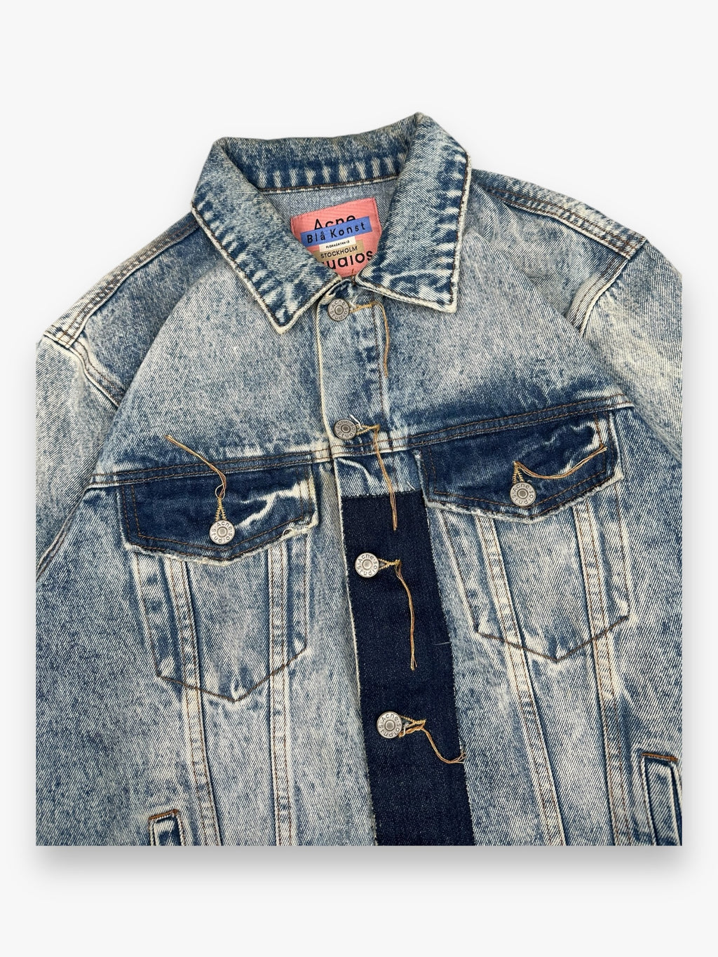 Acne Studios Blå Konst Denim Jacket Blue