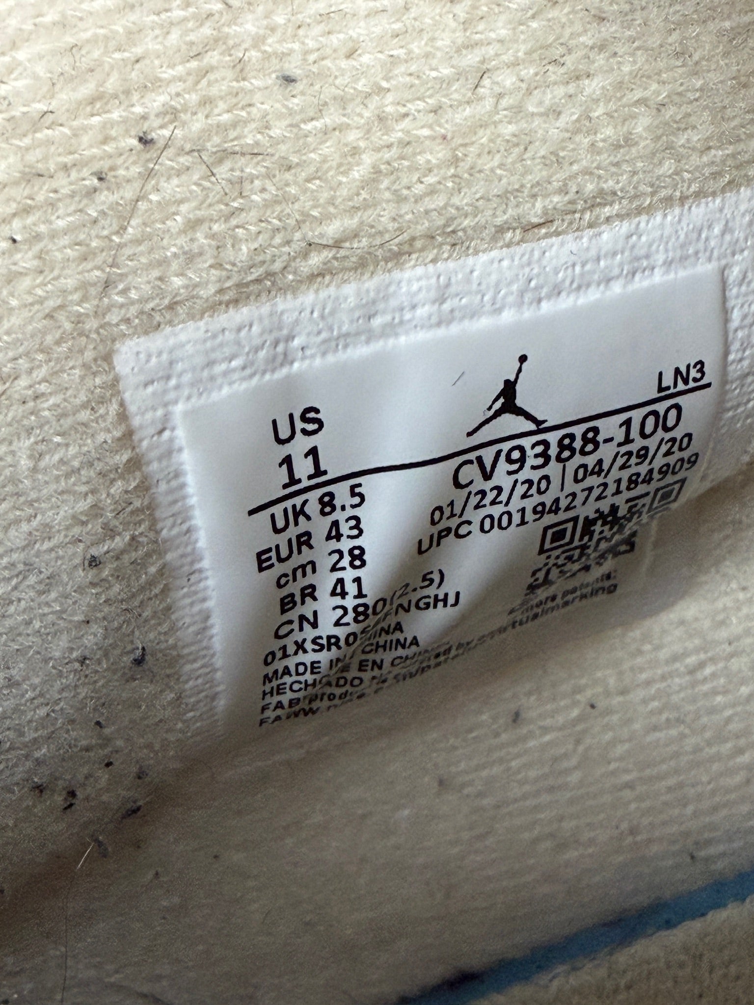 Jordan 4 Retro OFF-WHITE Sail