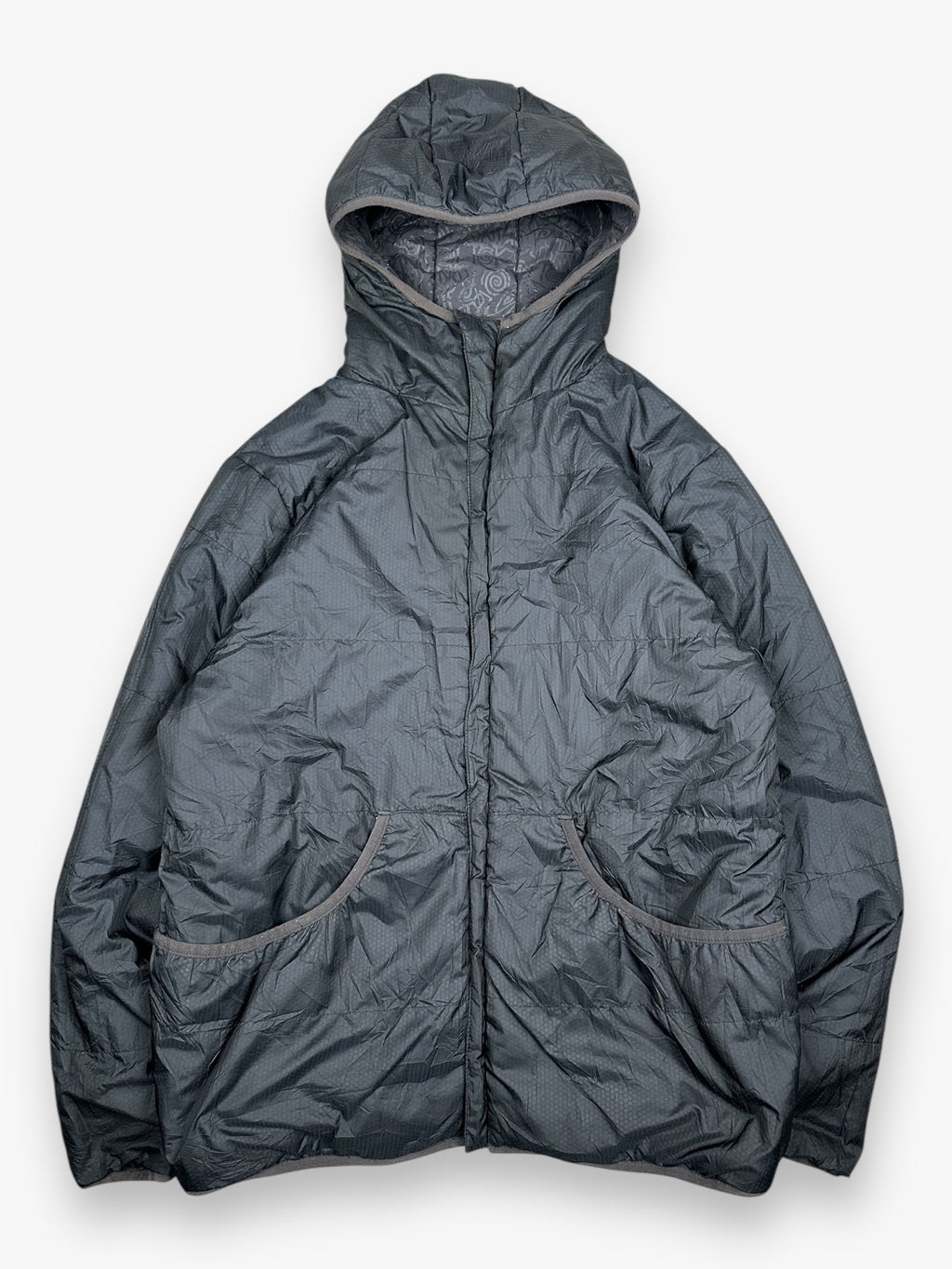 Stussy Reversible Puffer Jacket Script Black vintage