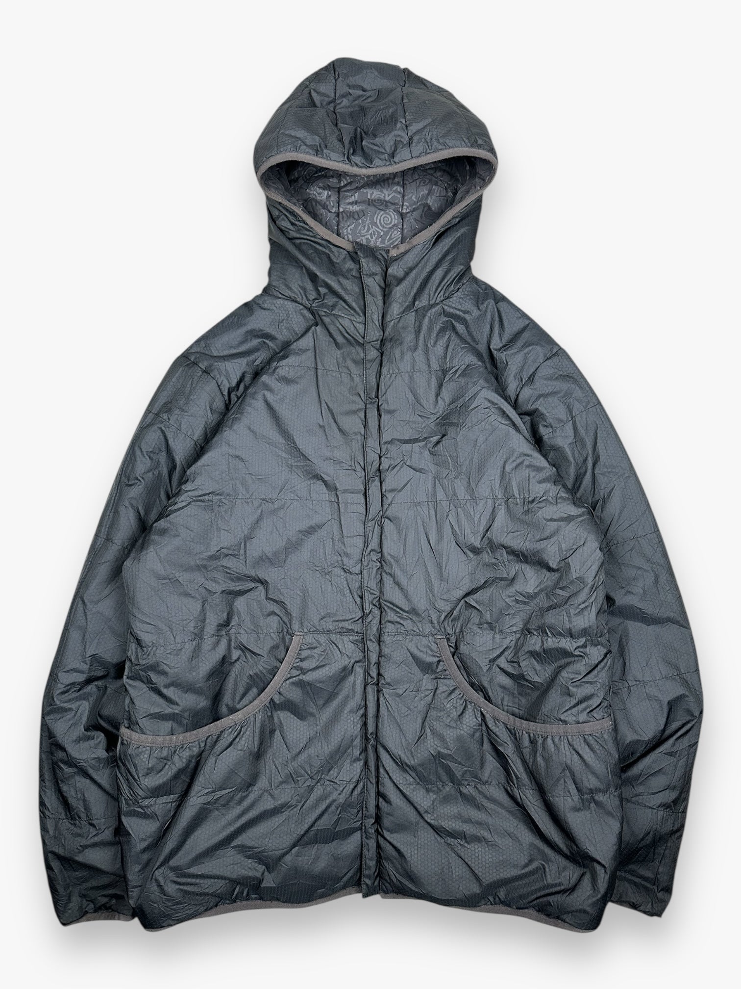 Stussy Reversible Puffer Jacket Script Black vintage