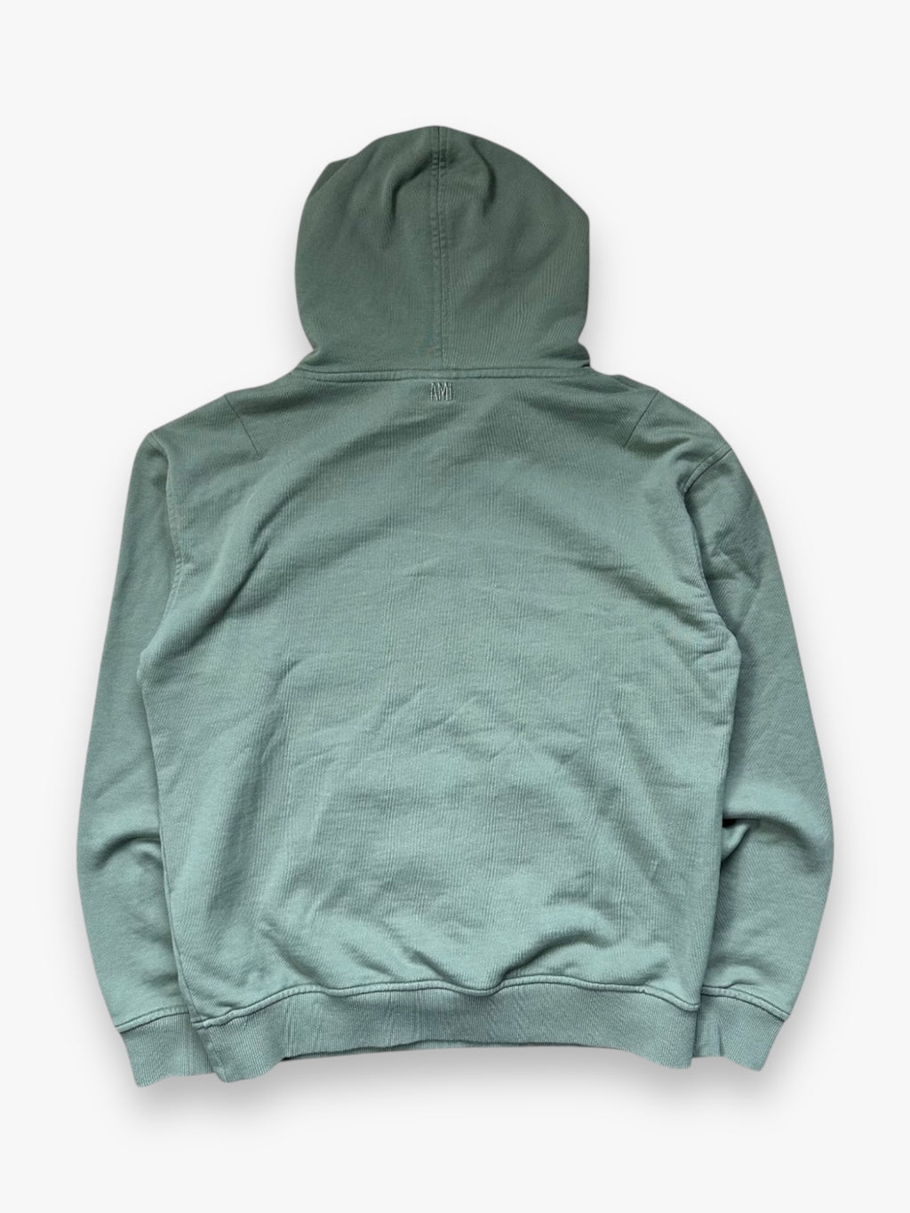 Sweatshirt Hoodie Ami Paris Khaki