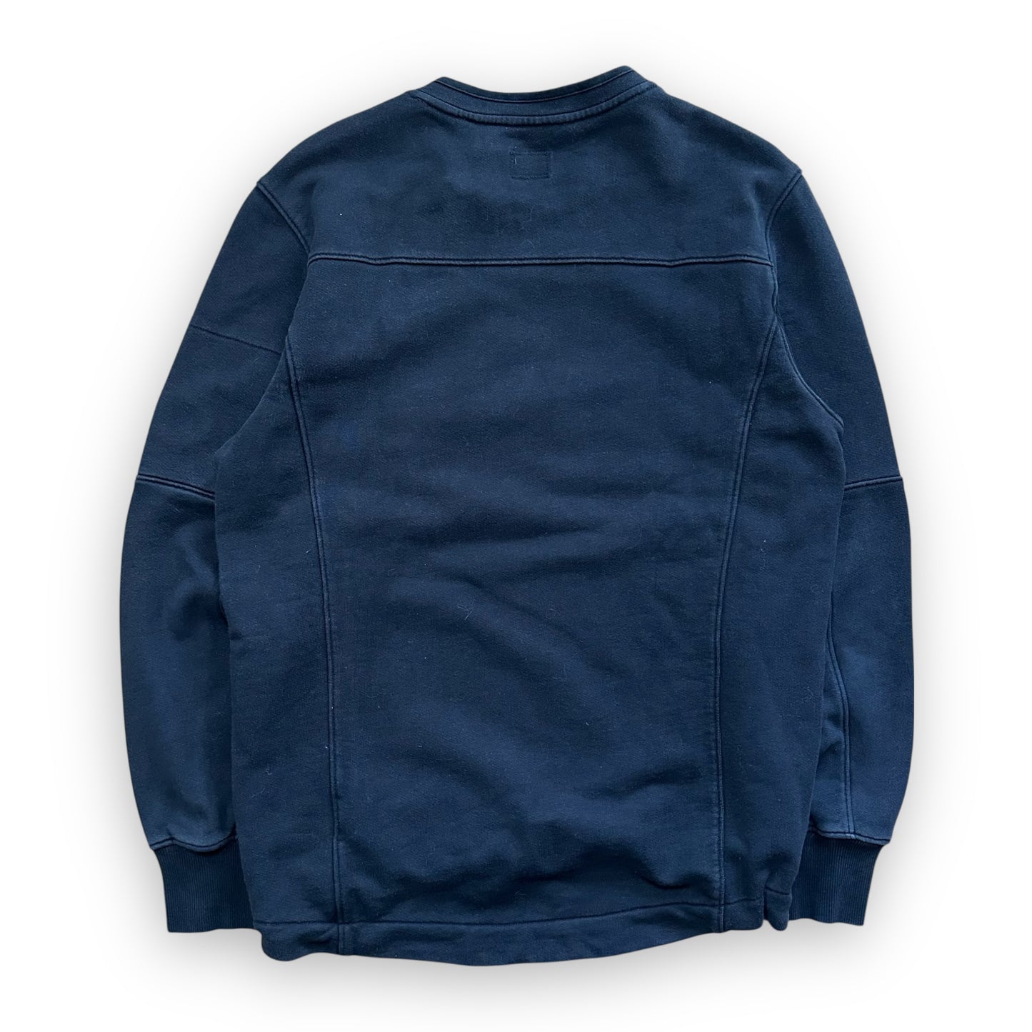 Sweatshirt Crewneck C.P Company Asimetrical Zip Black (M)
