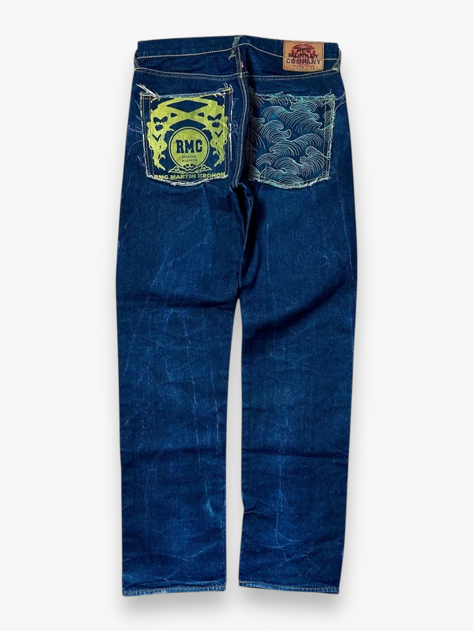 Jeans RMC (Red monkey company) embroidered