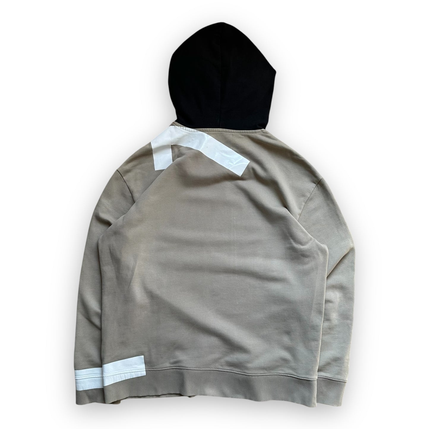 Sweatshirt Hoodie Raf Simons Fred Perry Tape Details Soft Grey (M)