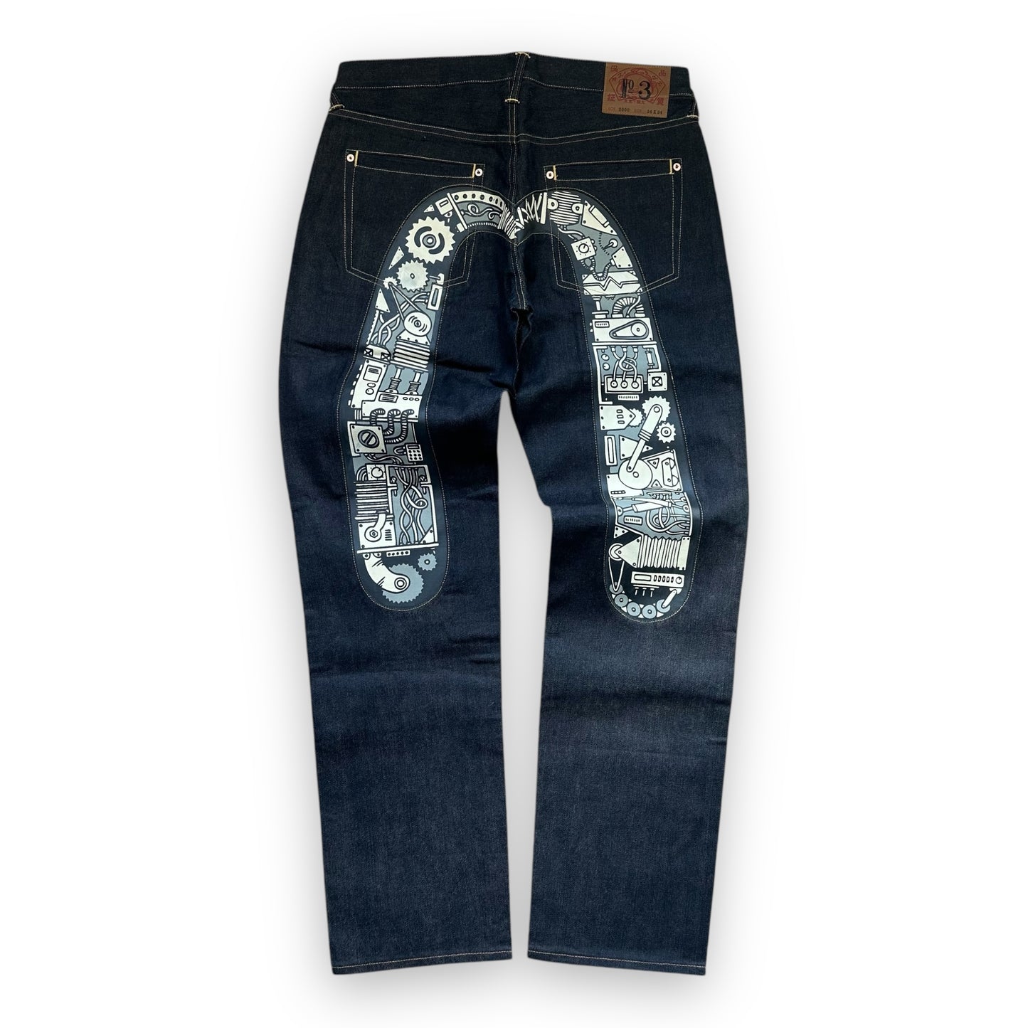 Jeans Evisu Daicock Lot 2000 Mecanic (L)