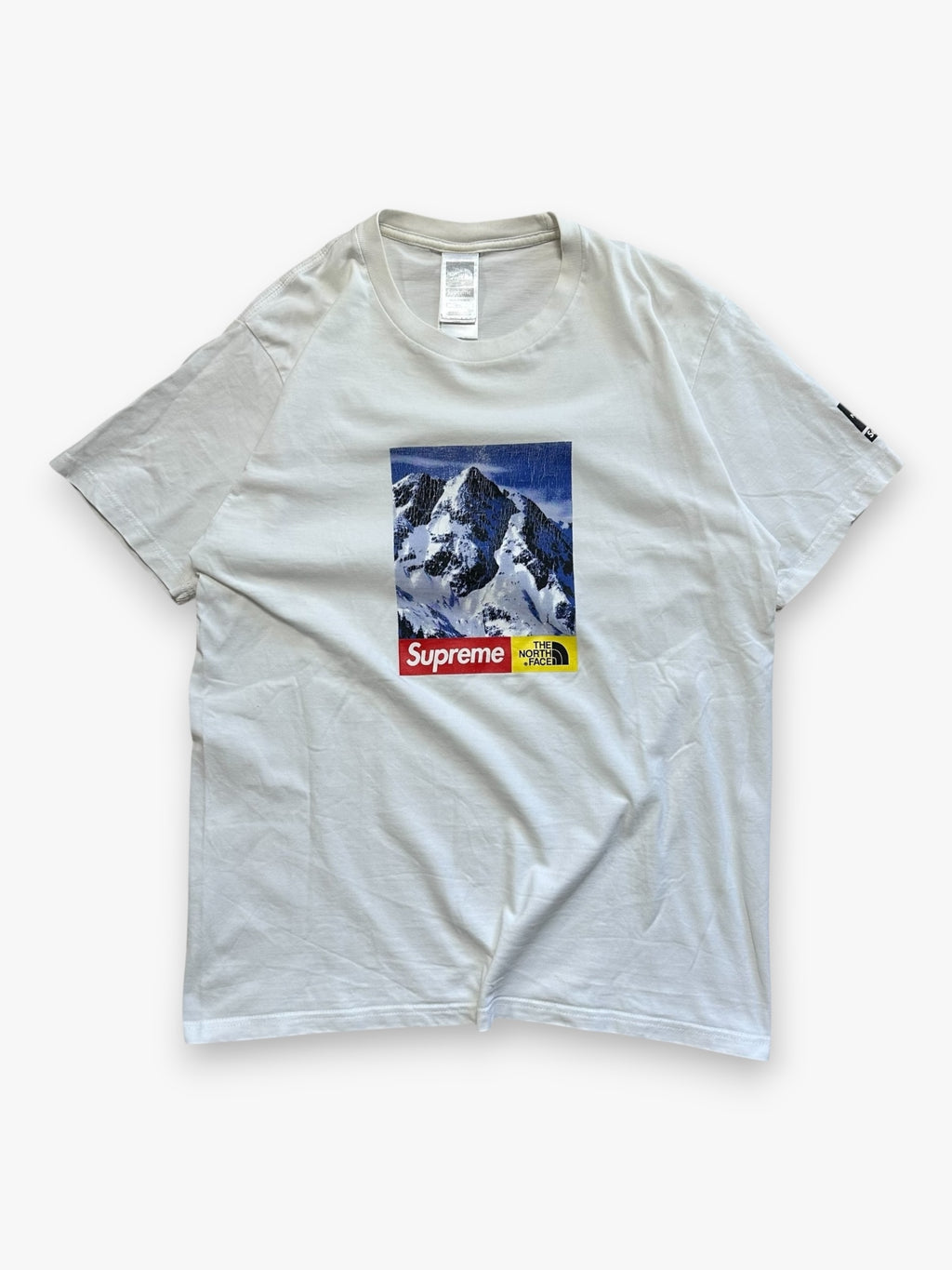 Tee Supreme x The North Face Mountain White FW17