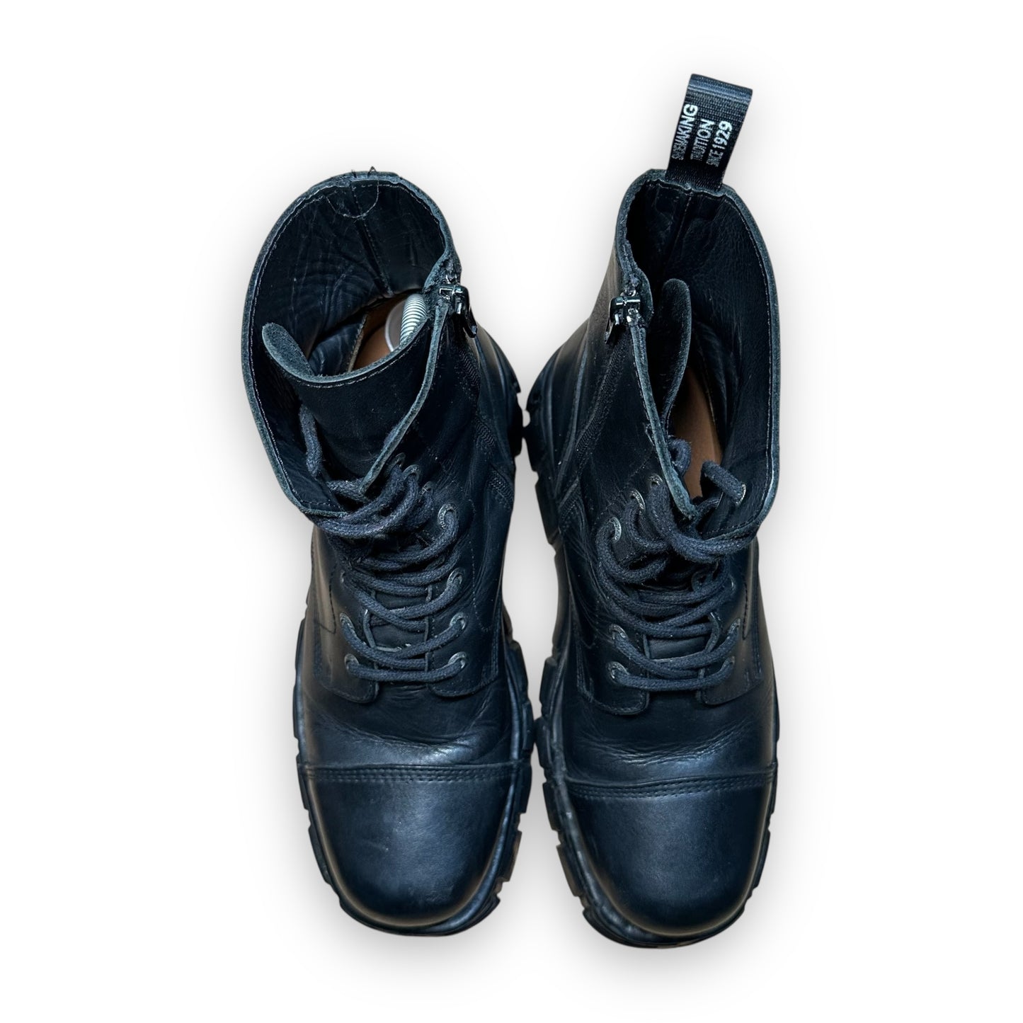 EU44 - US10 - UK9 • New Rock Boots Black