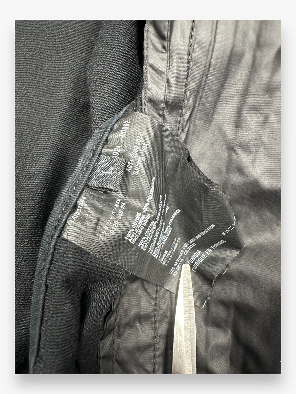 Jacket Prada Sport Hybrid Nylon Black AW09