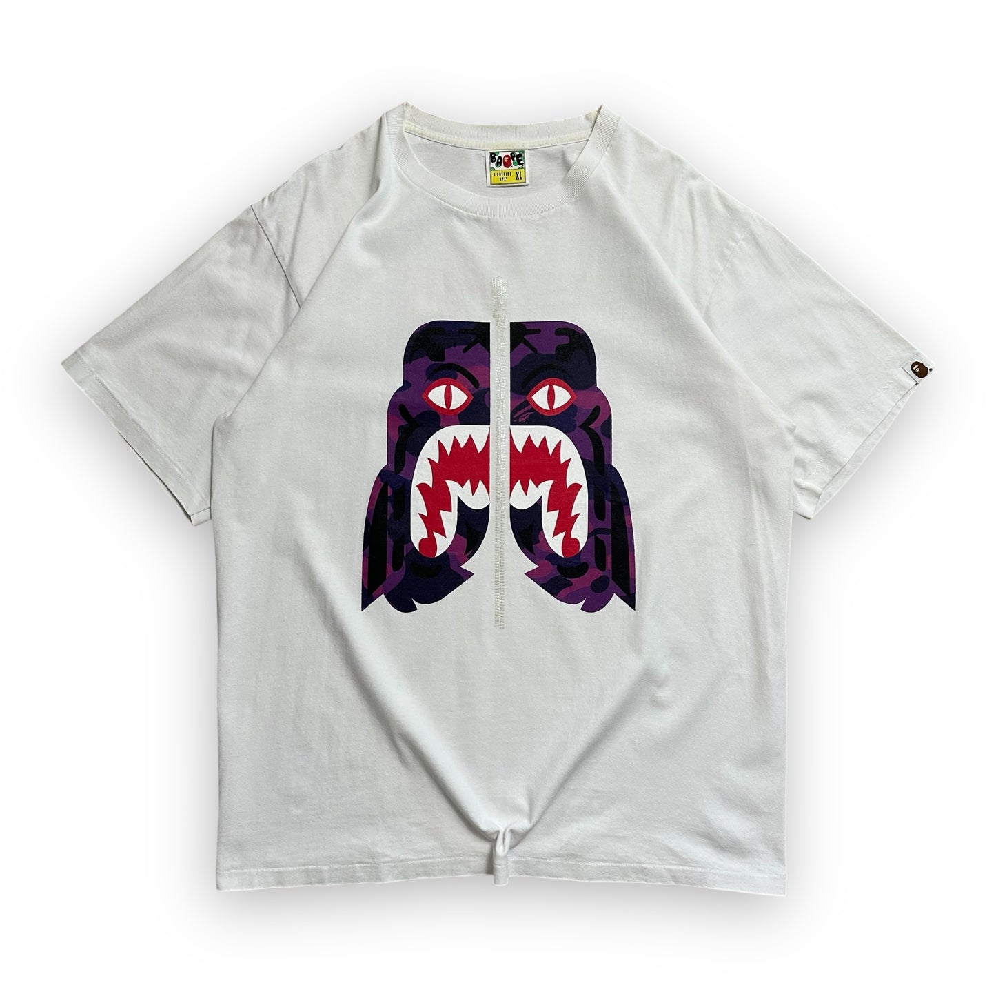 Tee BAPE Color Camo Tiger White/Purple SS19 (L)