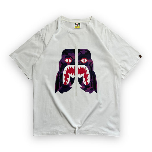 Tee BAPE Color Camo Tiger White/Purple SS19 (L)