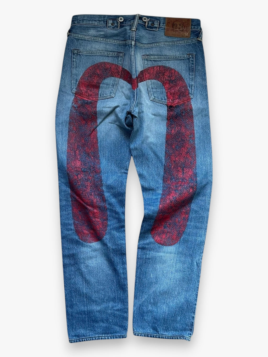 Jeans Evisu Daicock Lot 2000 Red