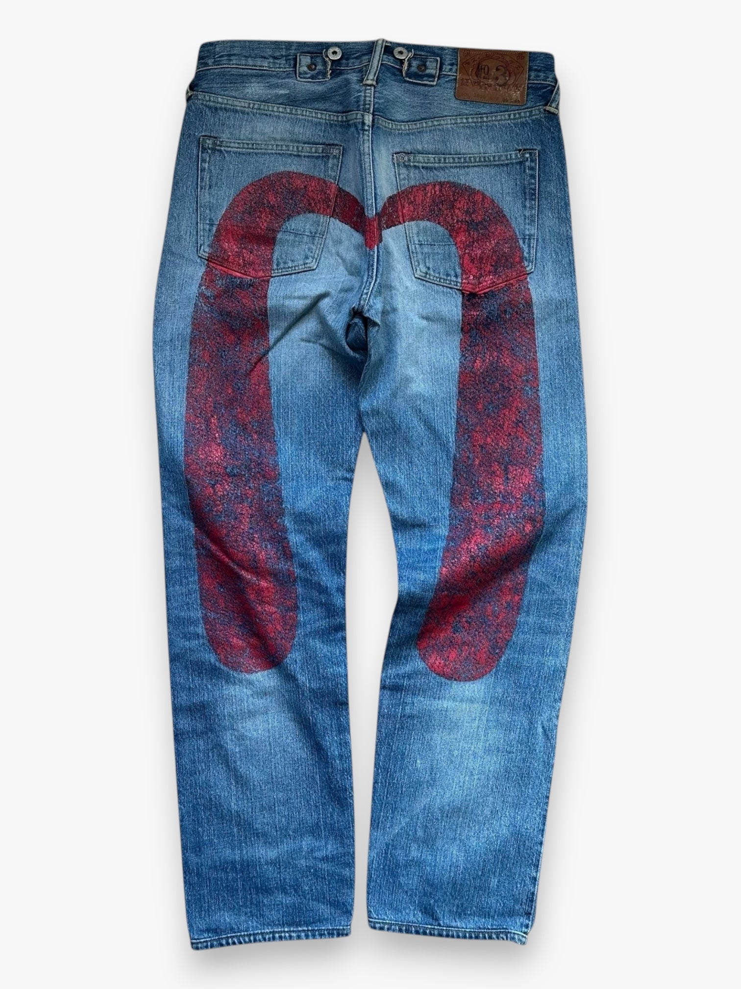 Jeans Evisu Daicock Lot 2000 Red