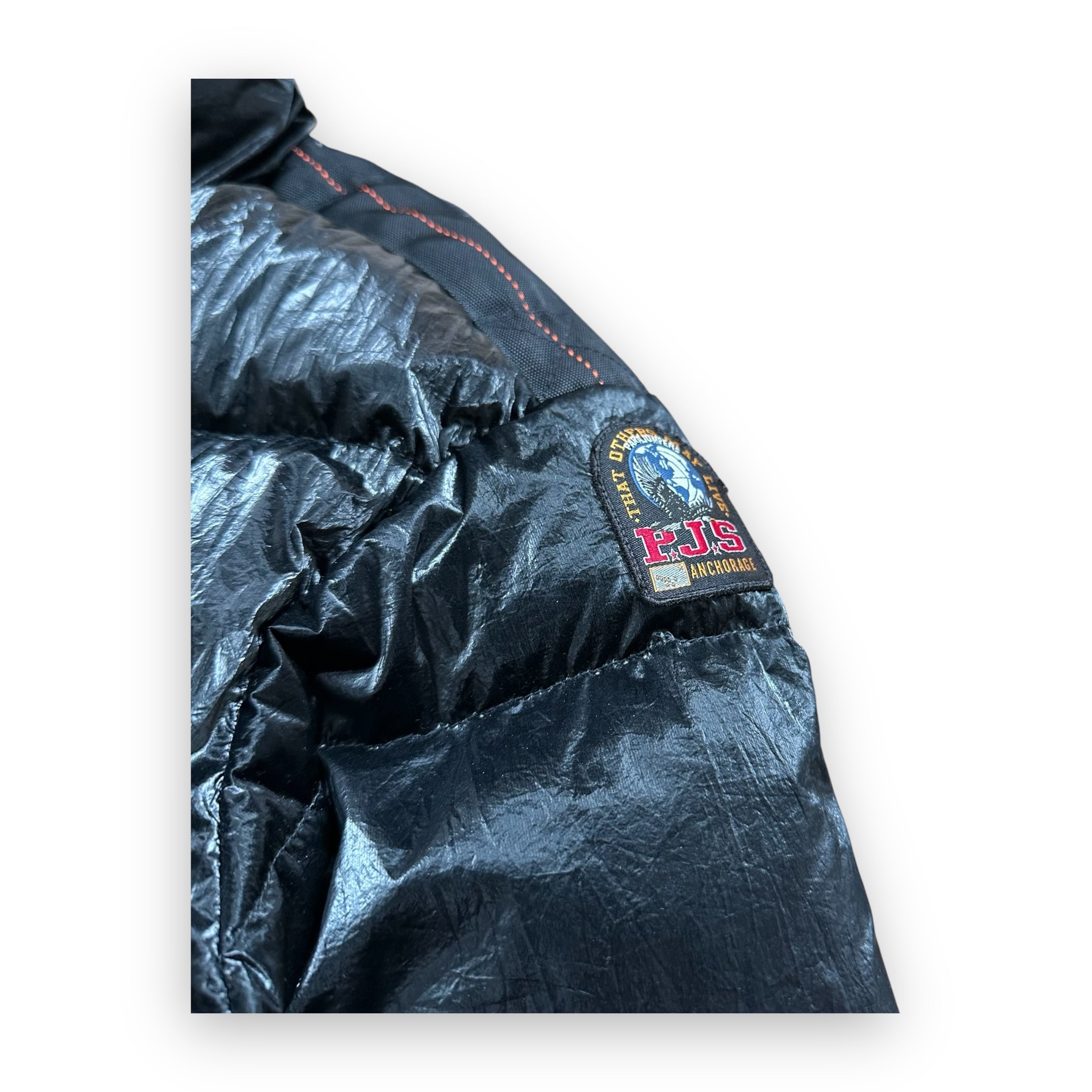 Puffer Jacket PJS Parajumpers Limited Edition Patent Black FW20