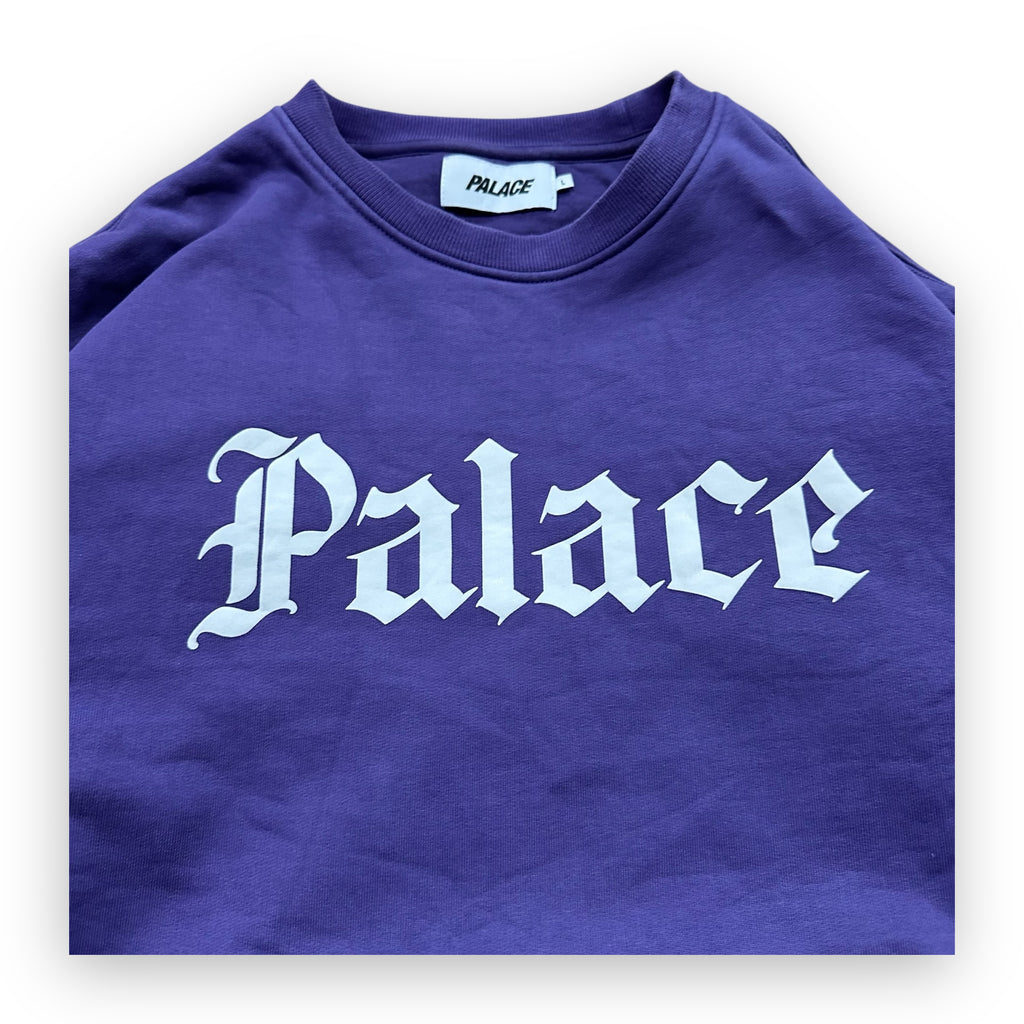 Sweatshirt Crewneck Palace Ye Olde Purple FW20