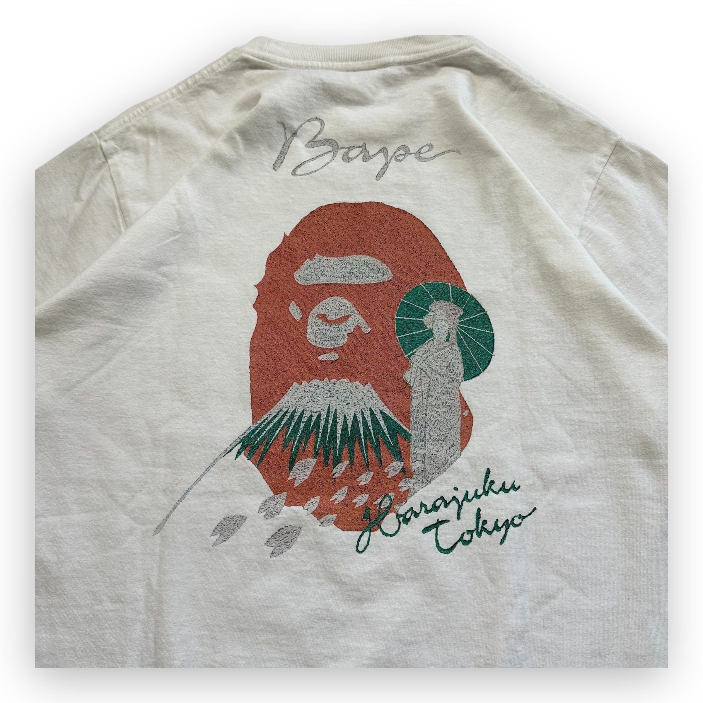 Tee Bape Karajuko Tokyo White