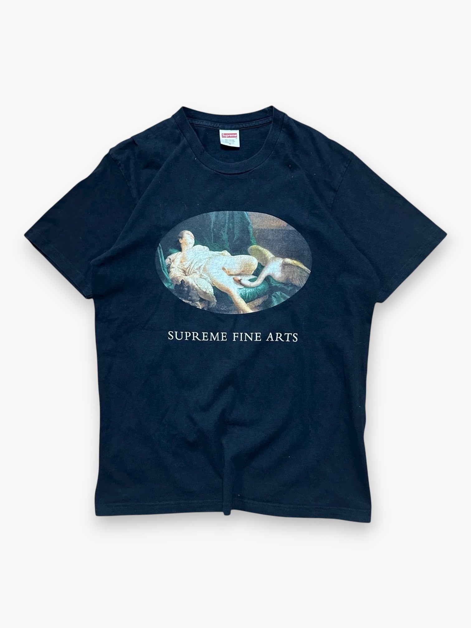 Tee Supreme Leda and the Swan Black SS19