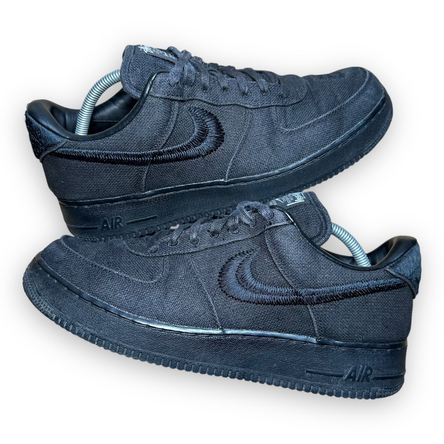 EU46 - US12 - UK11 • Air Force 1 Low Stussy Black