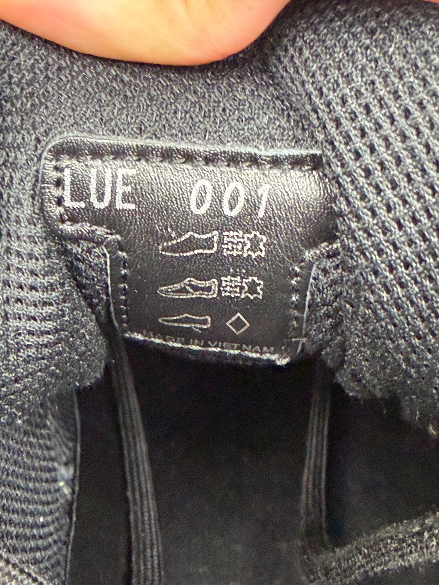 Prada Luna Rossa Black Leather