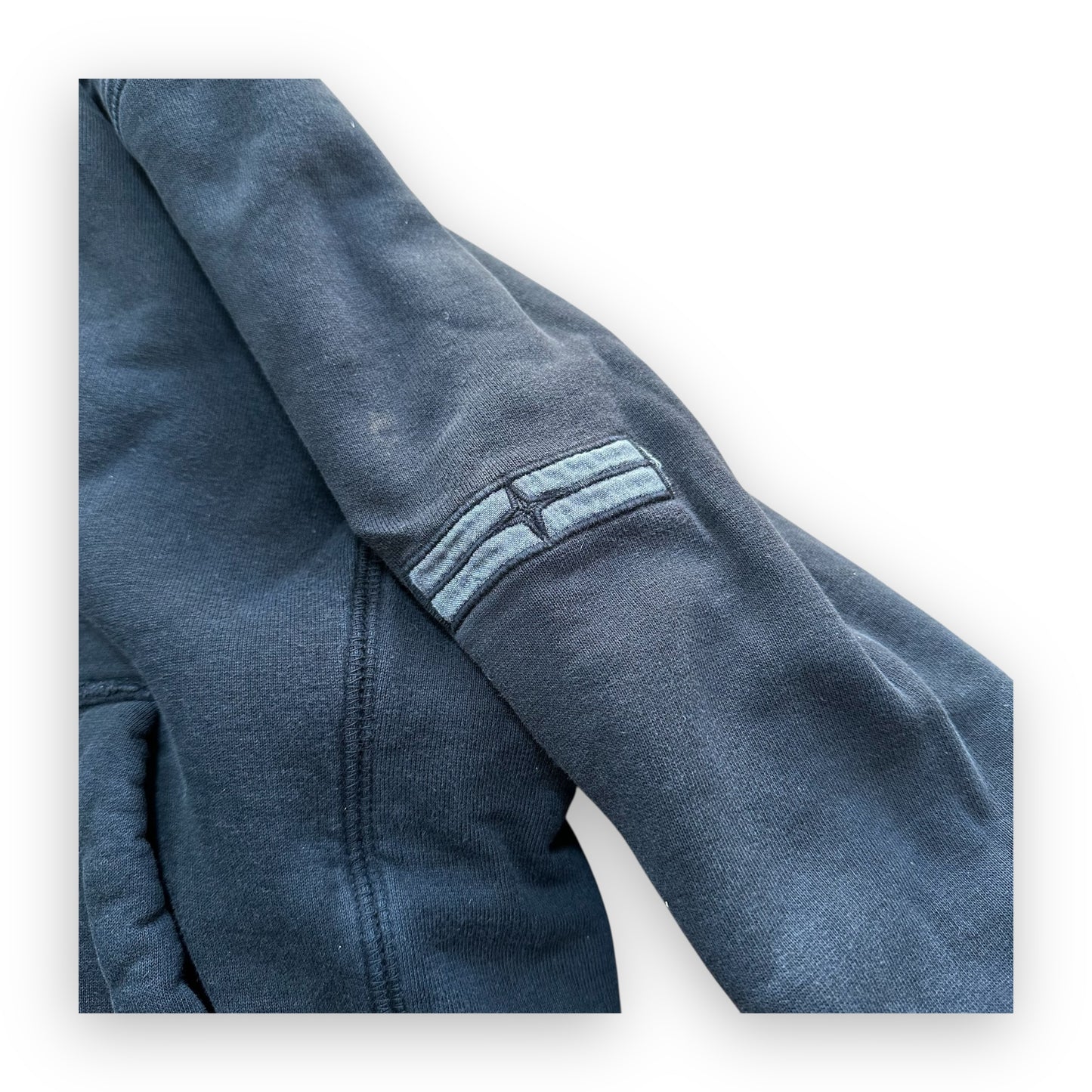 Sweatshirt Hoodie Zip Stone Island Denims Black FW07 (L)