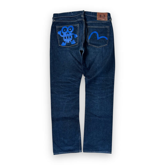 Jeans Evisu Seagull Robot Blue Lot 2008 (M)