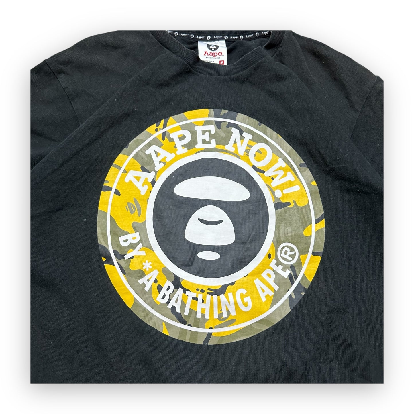 Tee BAPE Aape Black (M)
