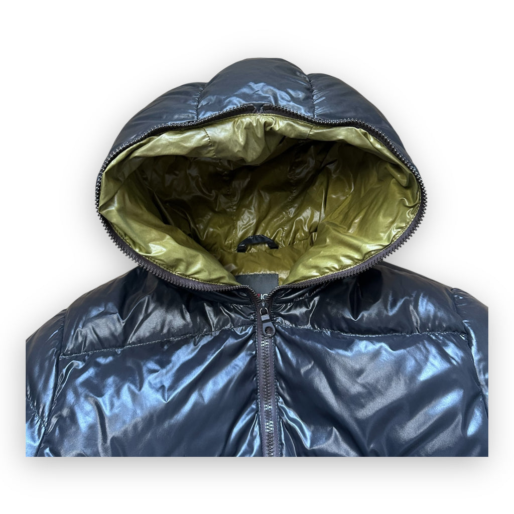 Puffer Jacket Duvetica Full Zip Black Olive