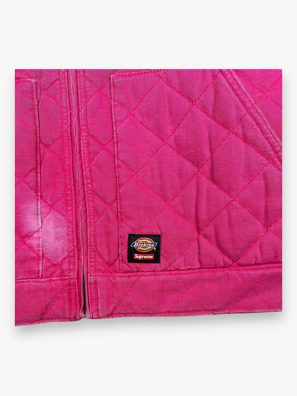 Supreme Dickies Quilted Work Jacket Pink FW21
