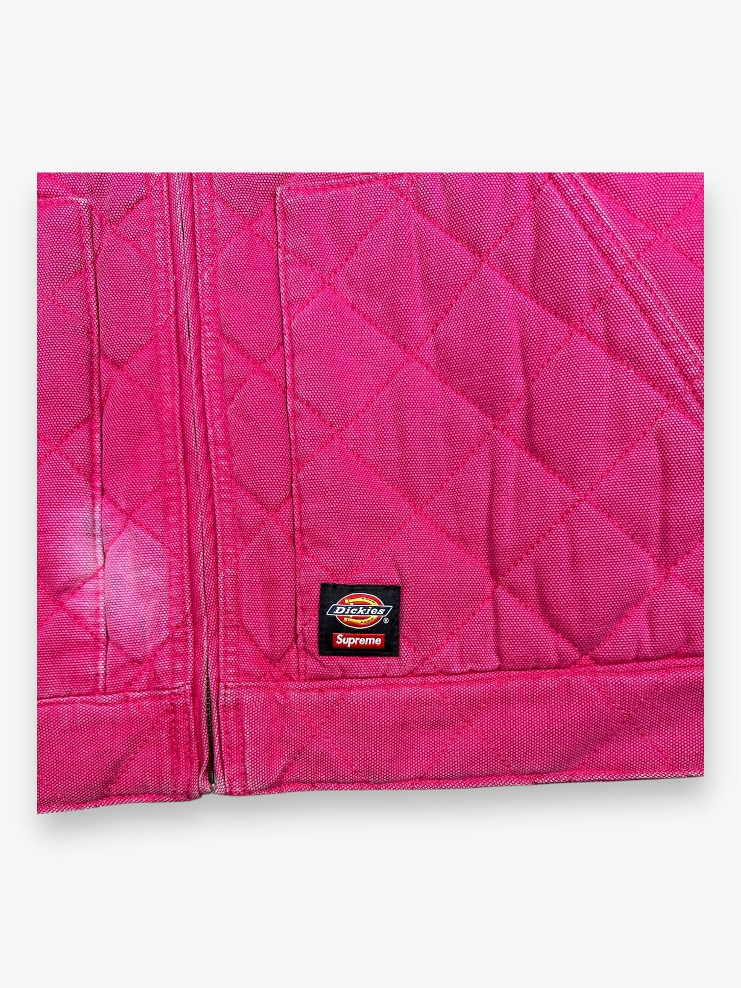 Supreme Dickies Quilted Work Jacket Pink FW21