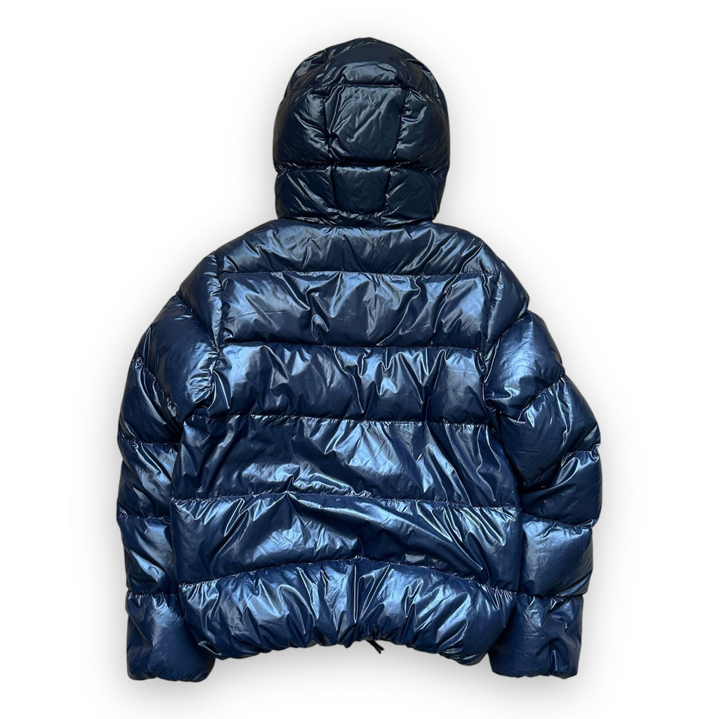 Puffer Jacket Duvetica Full Zip Navy Yellow