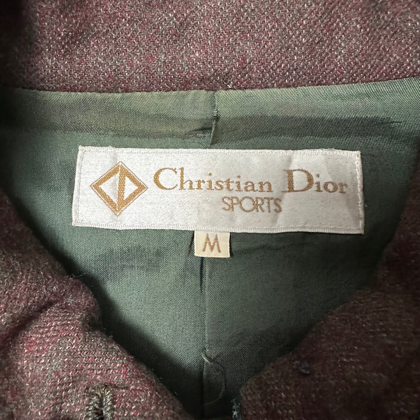 Jacket Christian Sports Dior Brown vintage (S)