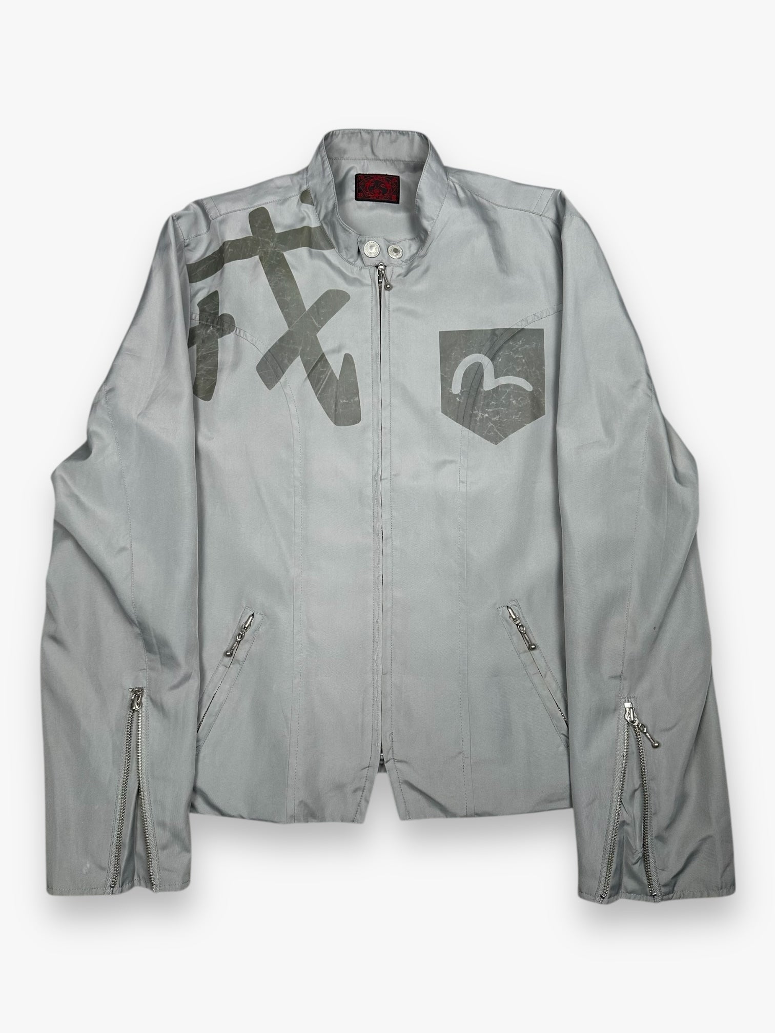 Evisu Zip Up Light Jacket Light Blue